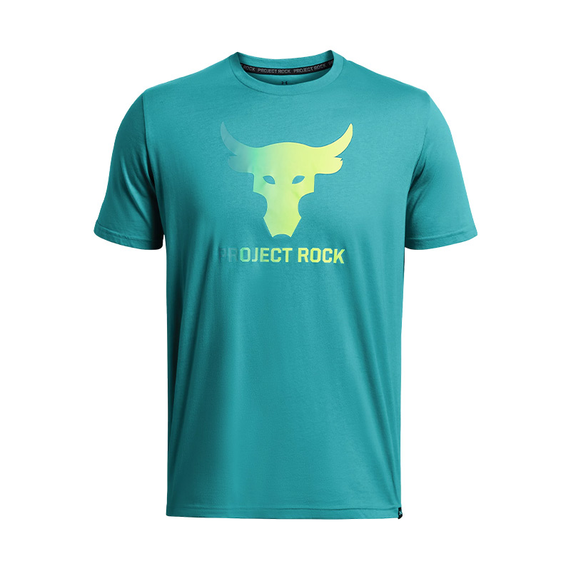 Under Armour Project Rock Payoff Graphic Kısa Kollu T-Shirt Turkuaz