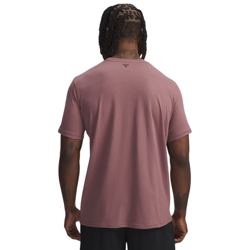 Under Armour Project Rock Q3 1 Kısa Kollu T-Shirt Bordo