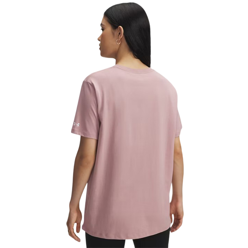 Under Armour Rival Campus Oversize Kadın T-Shirt Pembe