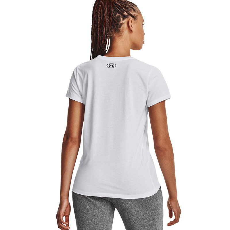Under Armour Sportstyle Left Chest Kadın Kısa Kollu T-Shirt Beyaz