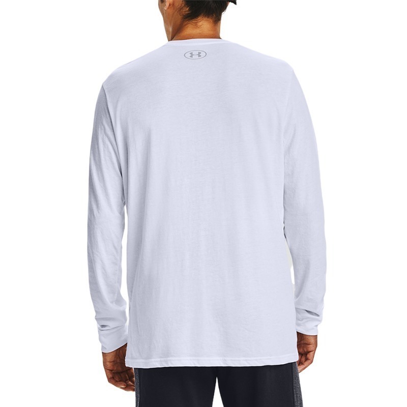 Under Armour Sportstyle Left Chest Uzun Kollu T-Shirt Beyaz