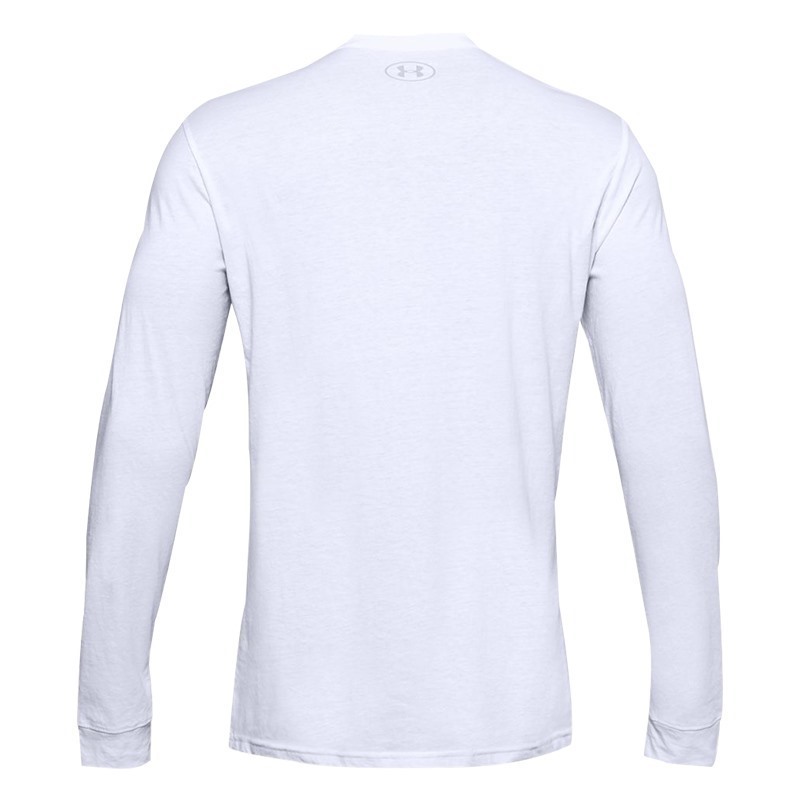 Under Armour Sportstyle Left Chest Uzun Kollu T-Shirt Beyaz