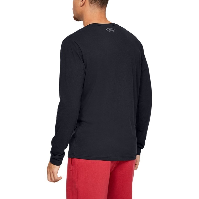 Under Armour Sportstyle Left Chest Uzun Kollu T-Shirt Siyah