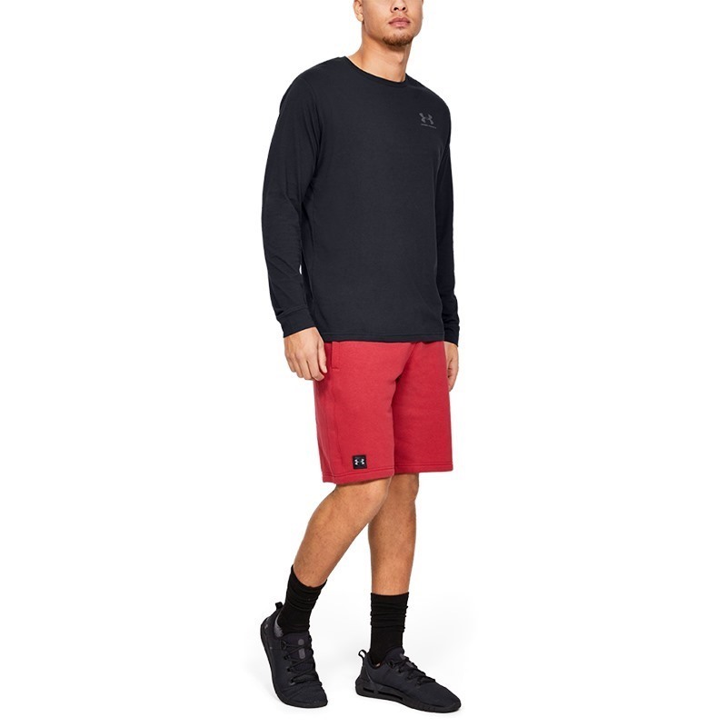 Under Armour Sportstyle Left Chest Uzun Kollu T-Shirt Siyah