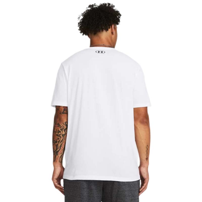 Under Armour Sportstyle Logo Update Kısa Kollu T-Shirt Beyaz
