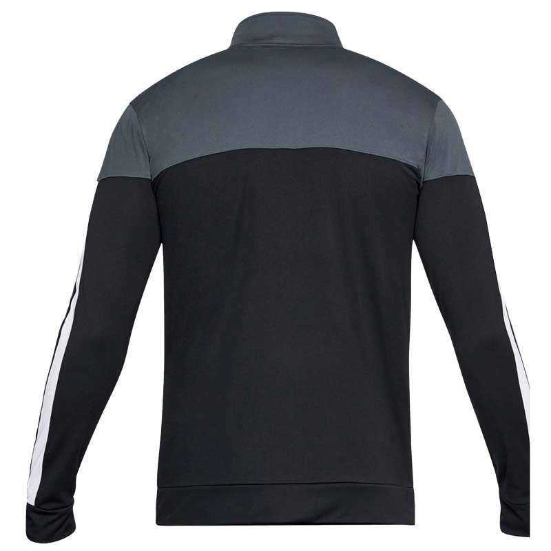 Under Armour Sportstyle Pique Track Jacket Fermuarlı Üst Siyah-Gri