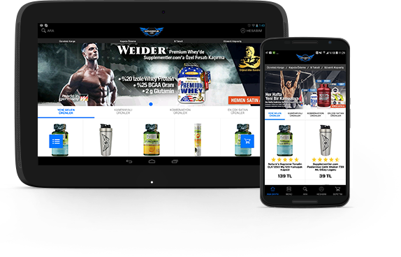 Supplementler Android Uygulaması
