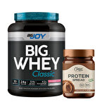 Big Joy Whey Protein 915 Gr + Clean Powders Protein Spread Çikolata Kombinasyonu