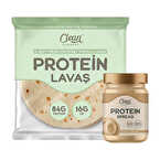 Clean Powders Yüksek Proteinli Tortilla Lavaşı + Protein Spread  Fındık Kreması