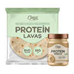 Clean Powders Yüksek Proteinli Tortilla Lavaşı + Protein Spread  Fındık Kreması