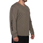 Kingsize Follow The King Uzun Kollu T-Shirt Haki