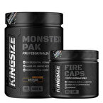 Kingsize Nutrition Fire Caps + Monster Pak Kombinasyonu