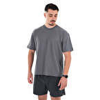 MuscleCloth Basic Oversize T-Shirt Füme