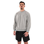 MuscleCloth Basic Sweatshirt Gri Melanj