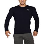 MuscleCloth Basic Uzun Kollu T-Shirt Lacivert