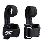 MuscleCloth Big Grip Pro Lifting Straps Siyah