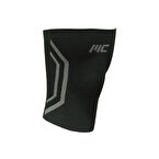 MuscleCloth Elastik Spor Dizlik Tekli Paket Siyah