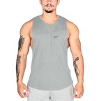 MuscleCloth Elite Kolsuz T-Shirt Gri