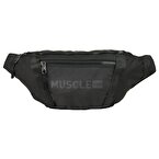 MuscleCloth Glory Cross Bag Omuz Çantası Siyah Gri