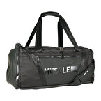 MuscleCloth Glory Silindir Çanta Siyah