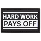 MuscleCloth Hard Work Pays Off Patch 8x5 Cm