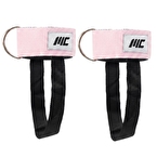 MuscleCloth Padded Ankle Cuff Taban Destekli 2'li Paket Pembe