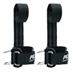 MuscleCloth Pro Big Grip Wrist Cuff 2'li Paket Siyah