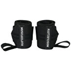 MuscleCloth Pro Wrist Wraps 2'li Paket Siyah