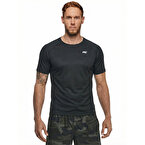 MuscleCloth Running Kısa Kollu T-Shirt Siyah