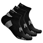 MuscleCloth Stay Fresh Çorap 3'Lü Paket Siyah