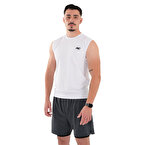 MuscleCloth Training Kolsuz T-Shirt Beyaz