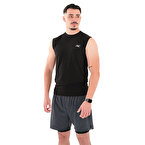MuscleCloth Training Kolsuz T-Shirt Siyah
