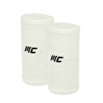 MuscleCloth Training Uzun Havlu Bileklik 2'li Paket Beyaz