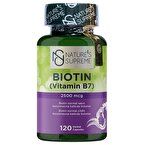 Nature's Supreme Biotin 2500 Mcg 120 Kapsül