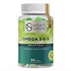 Nature's Supreme Gummies Vegan Omega 3-6-9 60 Çiğnenebilir Form