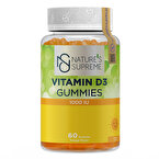 Nature's Supreme Vitamin D3 Gummies 60 Çiğnenebilir Form
