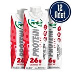 Pınar Proteinli Laktozsuz Süt 500 mL 12 Adet