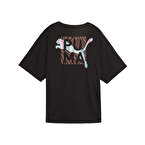 Puma Animal Remix Boyfriend Kadın Kısa Kollu T-Shirt Siyah