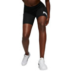 Puma Essentials Logo Kadın Şort Tayt Siyah