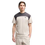 Puma Pumatech Essentials Kısa Kollu T-Shirt Bej Gri