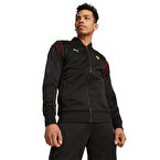 Puma Scuderia Ferrari Race MT7 Fermuarlı Sweatshirt Siyah