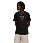 Puma Scuderia Ferrari Tonal Shield Kısa Kollu T-Shirt Siyah