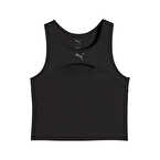 Puma Shape Keyhole Kadın Tank Atlet Siyah