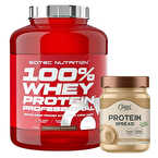 Scitec Whey Professional Whey Protein 2350 Gr + Clean Powders Protein Spread Fındık Kreması Kombinasyonu