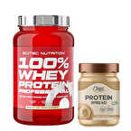 Scitec Whey Professional Whey Protein 920 Gr + Clean Powders Protein Spread Fındık Kreması Kombinasyonu