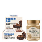 Supplementler.com Protein Bar 50 Gr 12 Adet + Clean Powders Protein Spread Fındık Kreması Kombinasyonu