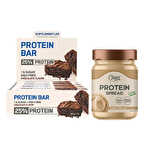 Supplementler.com Protein Bar 50 Gr 12 Adet + Clean Powders Protein Spread Fındık Kreması Kombinasyonu