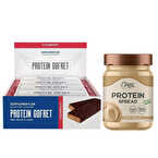Supplementler.com Protein Gofret 40 Gr 12 Adet + Clean Powders Protein Spread Fındık Kreması Kombinasyonu
