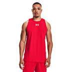 Under Armour Baseline Cotton Atlet Kırmızı Beyaz