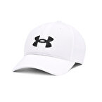 Under Armour Blitzing Adjustable Cap Şapka Beyaz Siyah